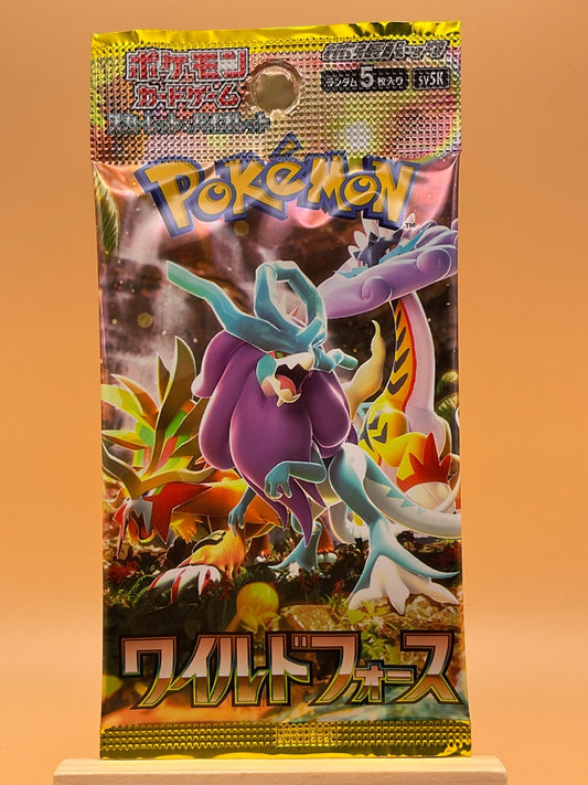 SV5K Wild Force Booster Pack Japanese Pokemon TCG - UK Seller